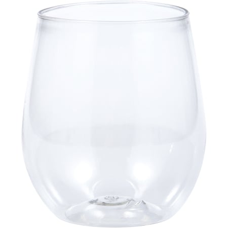 Sensations Plastic Stemless Wine Glasses, 14oz, 24PK 338360